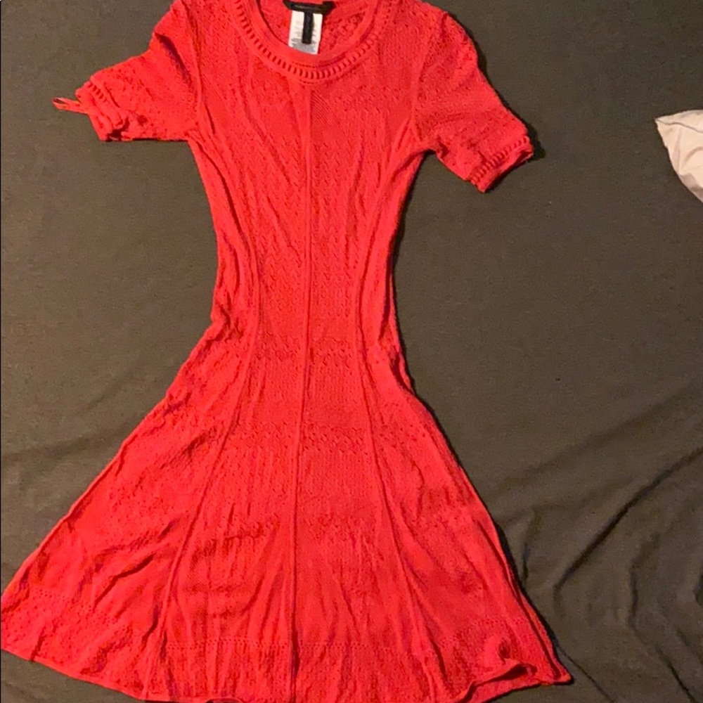 BCBG maxazria XS never worn hot pink dress